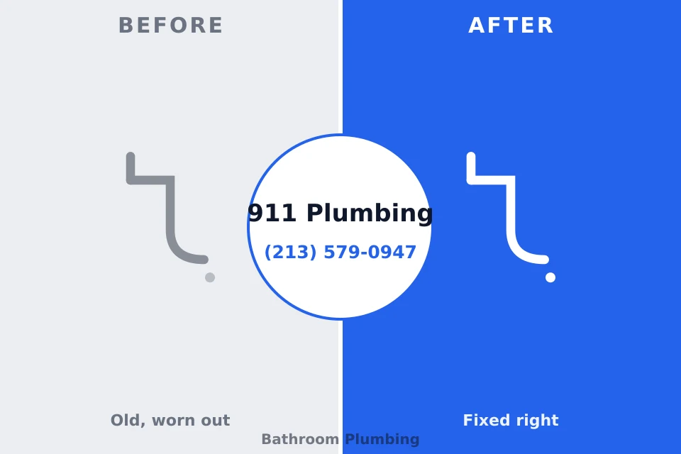 Before and after: plumbing repair Las Maravillas, NM